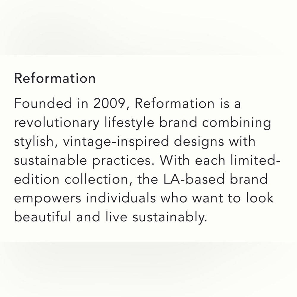 REFORMATION NWT The Adri Top Sz Large White Smocked Sleeveless - Picture 5 of 5